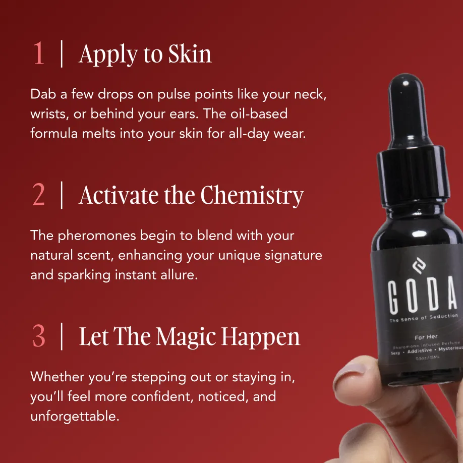 Goda® For Her - Your signature scent, made richer by the woman wearing it✨